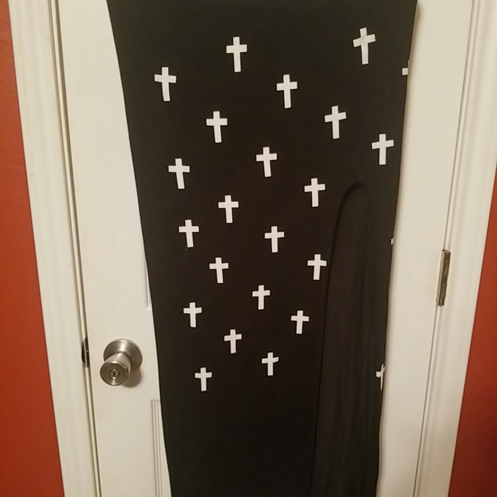 Women's long length Cross Skirt with side slit